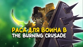 Выбор расы для воина в World of Warcraft The Burning Crusade