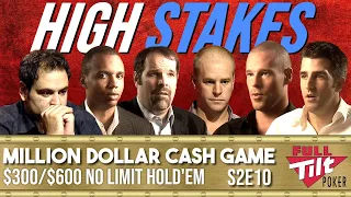 MILLION DOLLAR CASH GAME $300/$600 HIGH STAKES (Antonius, Phil Ivey, Lederer) S2E10