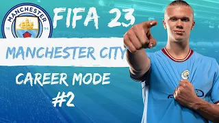 FIFA 23 Career Mode Premier League : Manchester City #2 Hunter Viking Erling Haaland