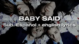 BABY SAID — Måneskin (Sub. Español + english lyrics)