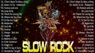 Scorpions, Led Zeppelin, Bon Jovi, U2, Aerosmith 💯 Best Slow Rock Ballads 70s 80s 90s Collection