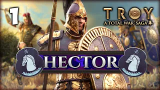 THE DEFENDER OF TROY! Total War Saga: Troy - Hector Campaign #1 // Lionheartx10