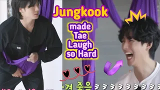 JUNGKOOK What Have You Done to TAEHYUNG🤩#taekookmoments #runbts #btslive