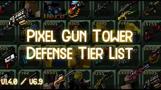 (OUTDATED) Pixel Gun Tower Defense Tier List