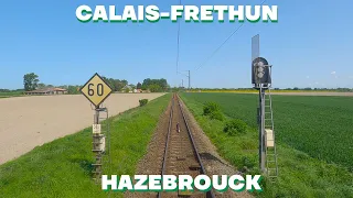 Cabride de CALAIS à HAZEBROUCK par la voie UNIQUE de Gravelines