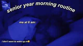 an average high school morning routine as a senior