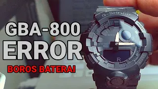 GShock GBA-800 ERROR Rusak setelah 1 tahun dipakai❓ada indikator R berkedip