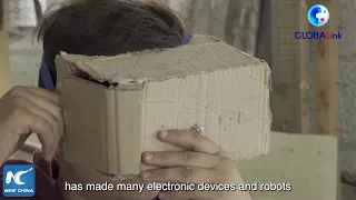 GLOBALink | Palestinian teen makes robots at home with simple tools