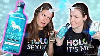 Testing RARE Unicorn Tears drink from across the world! | Sister Unicorn Party