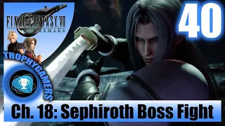 Final Fantasy 7 Remake – Sephiroth Boss Fight - Final Battle and Ending Cinematic - Part 40