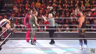 When Braun Strowman defended the Intercontinental title against Cesaro, Nakamura and Sami Zayn