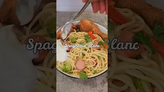 Spaghetti Blanc😋#cuisineafricaine #cuisine #spaguetti
