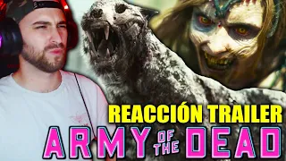 Video Reacción: EJÉRCITO DE LOS MUERTOS (Army Of The Dead) Tráiler | VALE ZACK, YA ME TIENES😵