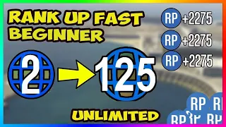 How to Rank Up Fast in GTA 5 Online SOLO - Easy RP Beginner Methods  (GTA V UNLIMITED RP)