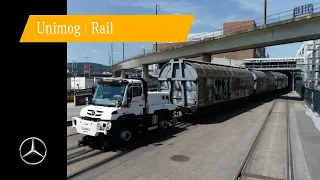 Unimog in operation for the food logistics division at Migros in Zurich