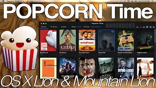 How To Install Popcorn Time Mac OS X Mountain Lion & Lion Mini/Air/MacBook/Pro/iMac Watch HD Movies