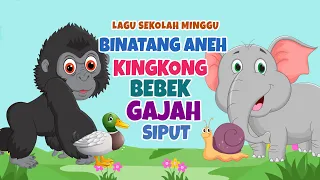 Kingkong - Bebek - Gajah - Siput (Binatang Aneh)