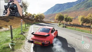 Porsche 911 Turbo 3.3 - Forza Horizon 4 | Logitech g29 gameplay