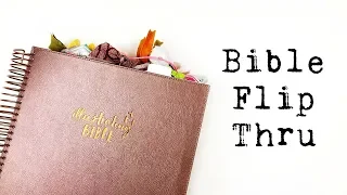 Bible Journaling Flip Thru - Illustrating Bible