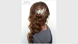 Bridal Side Swept Hair