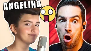 Angelina Jordan Vs. Frank Sinatra - You Make Me Feel So Young - REACTION