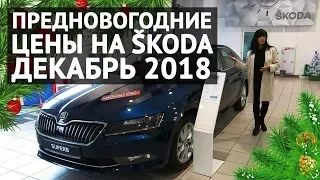 SKODA цены на модельный ряд в декабре 2018