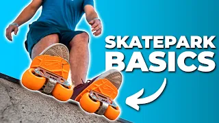 How to Freeskate in a Skatepark! (Beginner Tutorial)