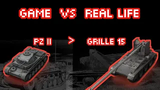 Pz. II ➡️ Grille 15   [game vs real life]