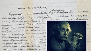 Einsteins Gottesbrief / Einstein's "God Letter" in German