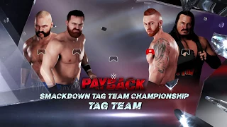 WWE 2k18 Tag Team Championship The Revival vs. Heath Slater & Rhyno