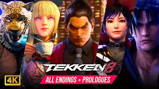 Watch all 32 TEKKEN 8 Prologues + Endings Full Complete Version!