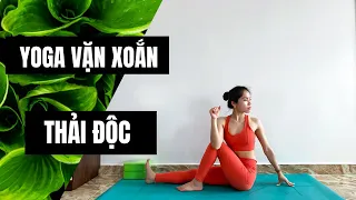 Bài tập Yoga VẶN XOẮN, THẢI ĐỘC sáng da, tặng cường hệ miễn dịch  | Hoàng Uyên Yoga