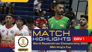 World Sepaktakraw Championship 2023 - 36th King's Cup Thailand_Day 1