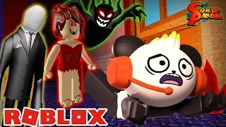 ESCAPING ALL THE SCARIEST ROBLOX GAMES! Let's Play Spooky Games with Combo Panda