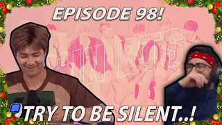 Try to be Silent.. Shiki Reacts To BTS Run Episode 98 | Reaction