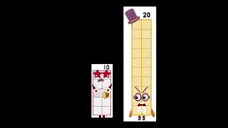 Numberblock 10 Makes Numberblock 50 Hurt/Grounded