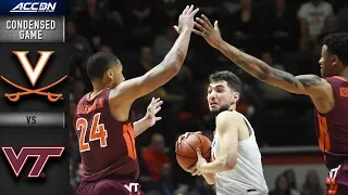 Virginia vs. Virginia Tech Condensed Game | 2018-19 ACC Basketball