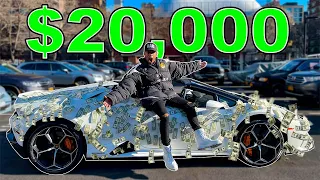 I Went to the Hood with my Lamborghini Wrapped in $20,000 ! *WORST DECISION EVER*