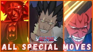 All Kenpachi Zaraki Special Moves Bleach Brave Souls