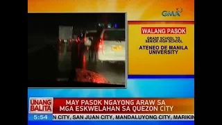 UB: May pasok ngayong araw sa mga eskwelahan sa Quezon City