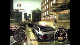 how to evade police in nfs most wanted 2005 - BMW M3 GTR and Benz CLK500 Funn!! NFS MW 05