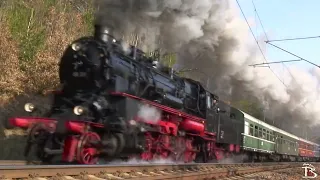 Was für ein Auftritt - 58 311 auf der Tharandter Rampe / Dresdner Dampflok Treffen '09