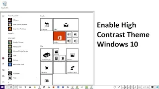 How to Enable High Contrast Mode in Windows  10 - 2020