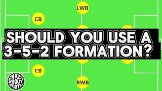 3-5-2 formation, advantages and disadvantages. #footballformation #footy #crazyaboutfooty