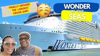 Wonder of the Seas 2022 | Day 1 Embarkation! | 365 Ice Show