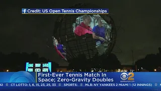 First-Ever Tennis Match In Space