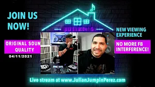 Julian Jumpin Perez Chicago house music: Facebook Live 04/10/2021