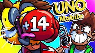 UNO! Mobile Funny Moments - Getting Hit With a +14?!