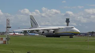 Antonov 124 Touchdown at East Midlands Airport!!! | 29th July 2023