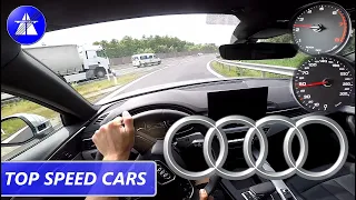 Audi A4 35TFSI TOP SPEED DRIVE ON GERMAN AUTOBAHN